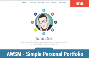 Responsive CV Portfolio