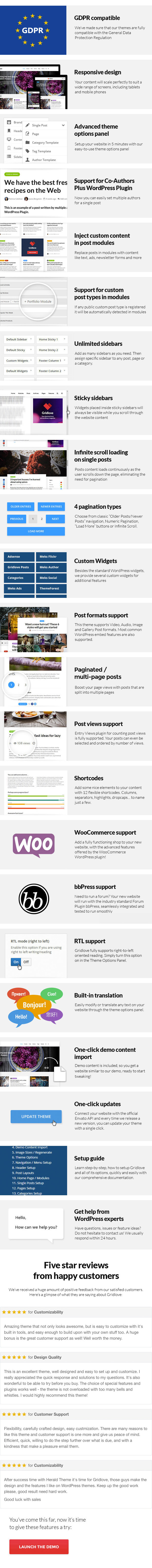 Gridlove - Tema de WordPress Creative Grid Style News & Magazine