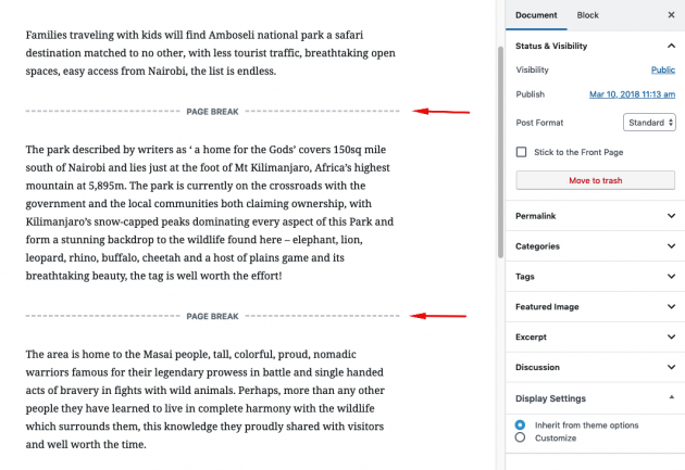 Single posts - Trawell WordPress Theme Documentation - Meks