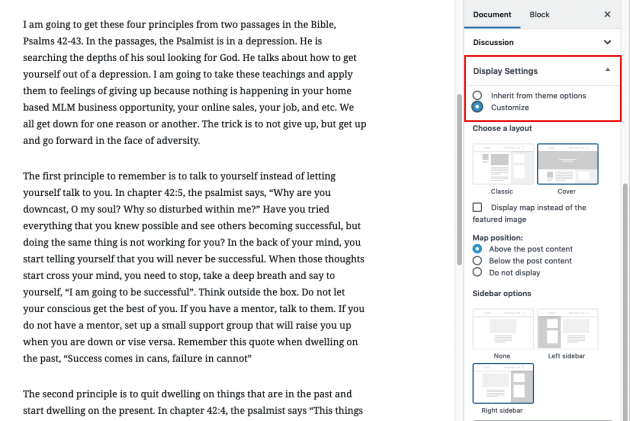 Single posts - Trawell WordPress Theme Documentation - Meks