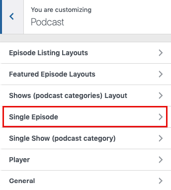Single episodes - Megaphone WordPress Theme Documentation - Meks