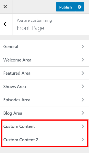 Adding custom content - Roogan WordPress Theme Documentation - Meks